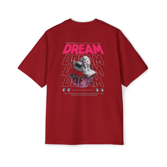 Dream Maroon Oversized T-Shirt